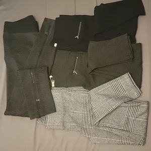 Lot of 4 size Small legging pants - BCBG Maxazaria, matty m, memoi